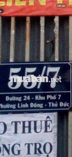 TRỌ ĐƯỞNG 24 Linh Đông  - Kha Van Cân  2,5 trieu