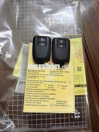 Toyota Yaris G Thái Lan Bạc 8 vạn
