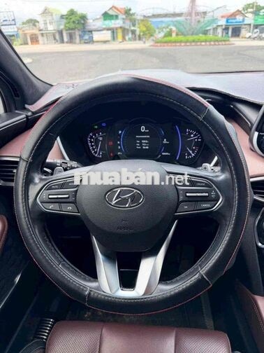 Hyundai SantaFe 2021 Full Xăng-2Cầu Trắng