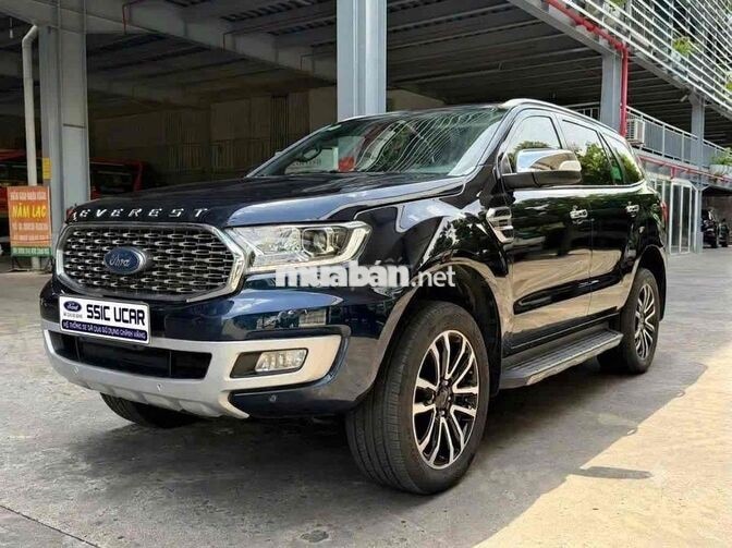 Everest Titanium 4x2AT 2021 Xanh, NH Hỗ Trợ 70%