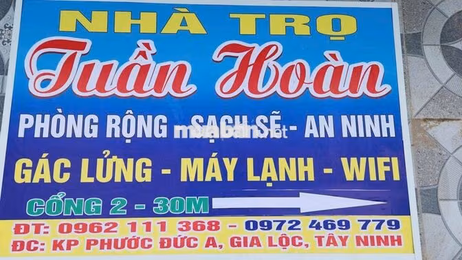 CHO THUÊ PHÒNG TRỌ CÔNG NHÂN KCN PHƯỚC ĐÔNG