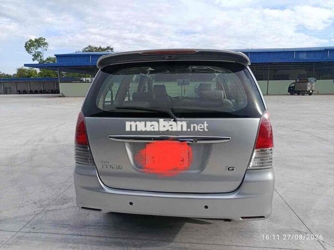 Toyota Innova G 2010 Số sàn 7 chỗ Bạc