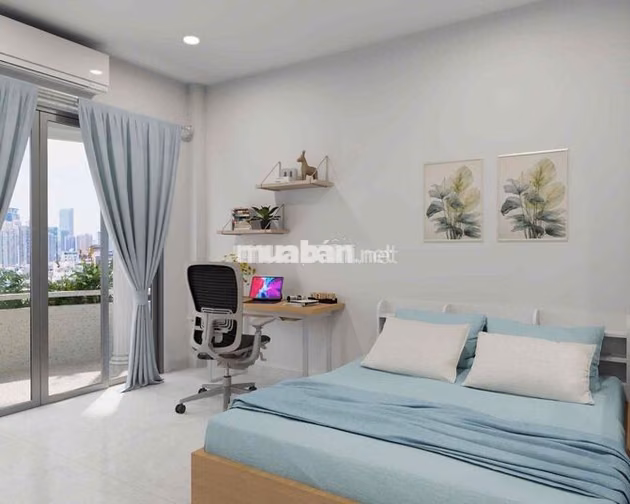 Dự Án Mới Khai Trương Căn Hộ Ban Col Tách bếp Full nội thất