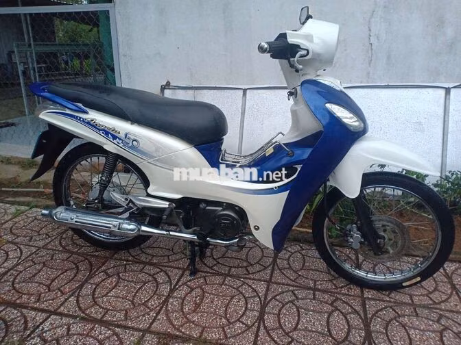 SYM Angel 50cc Trắng Xanh Xe số