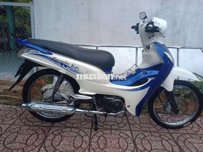 SYM Angel 50cc Trắng Xanh Xe số