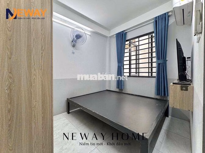 CĂN HỘ MỘT PHÒNG NGỦ MỘT PHÒNG KHÁCH BAN CÔNG THOÁNG MÁT ĐẦY ĐỦ NT