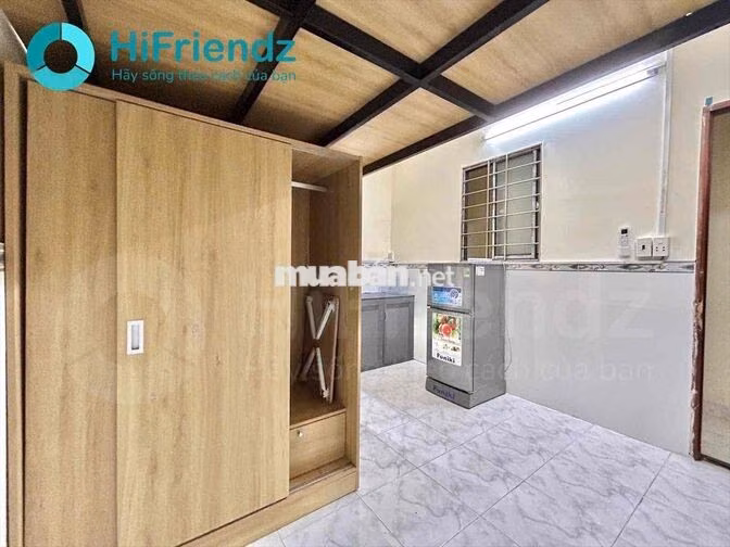 🔥PHÒNG GÁC FULL NỘI THẤT_GẦN CV HOÀNG VĂN THỤ_KHU SÂN BAY