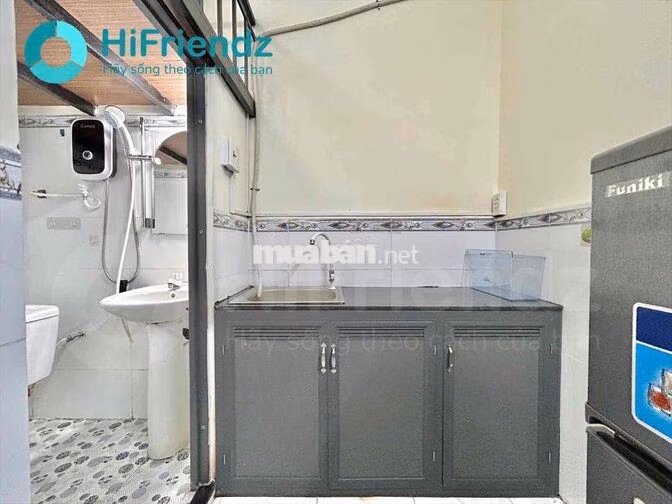 🔥PHÒNG GÁC FULL NỘI THẤT_GẦN CV HOÀNG VĂN THỤ_KHU SÂN BAY