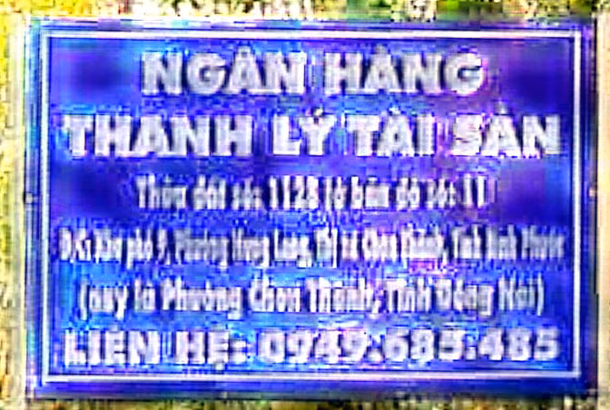 Công ty Đấu giá hợp danh Lam Sơn Sài Gòn thông báo đấu giá tài sản