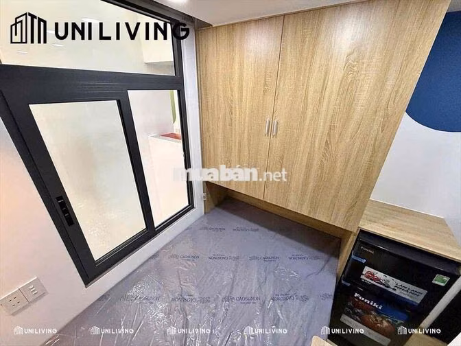 STUDIO CỬA SỔ THOÁNG FULL NỘI THẤT, MÁY GIẶT RIÊNG CẠNH ĐH VĂN LANG