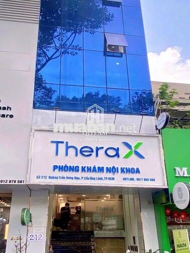 Spa nha khoa MT 212 Trần Hưng Đạo, Q1. Dt: 4x22m, Kc: Hầm 6 tầng TM