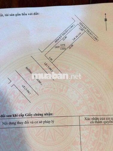Bán nhà 2 lần diện tích 5m x 22m có hẻm thoát hiểm bên hông 2m và sau