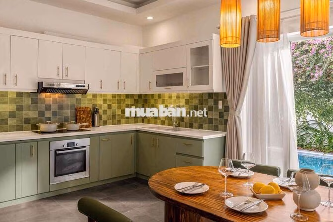 VILLA 4 PHÒNG NGỦ FULL NỘI THẤT KHU PHỐ TÂY AN THƯỢNG