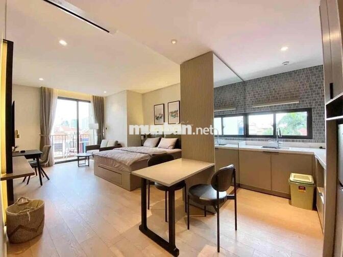 căn hộ BAN CÔNG_tách bếp CAO CẤP full NT tiện nghi ngay Phạm Văn Đồng