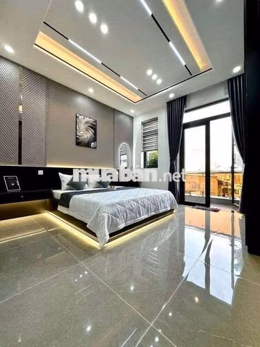 Nhà Phố Sang Trọng Khu Đồng Bộ 4x15m Lủng 3 Lầu Giá 6.1 Tỷ  Đg LQH Q12