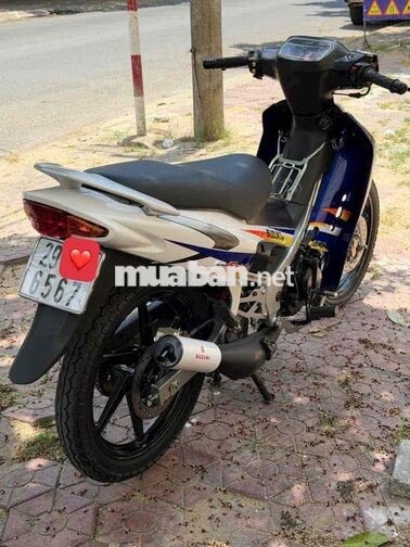 Suzuki Satria 2006 Xanh Trắng Đen Xe đã lên đề