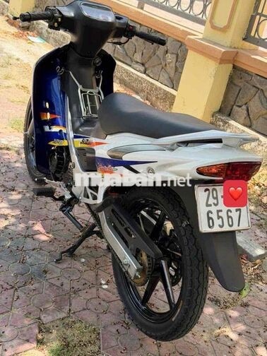 Suzuki Satria 2006 Xanh Trắng Đen Xe đã lên đề