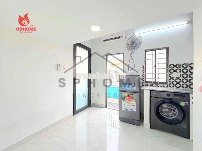 PHÒNG TRỌ P205 GIÁ 3TR2 CÓ BALCONY NỘI THẤT CƠ BẢN Ở CƯ XÁ BÀ ĐIỂM, HM