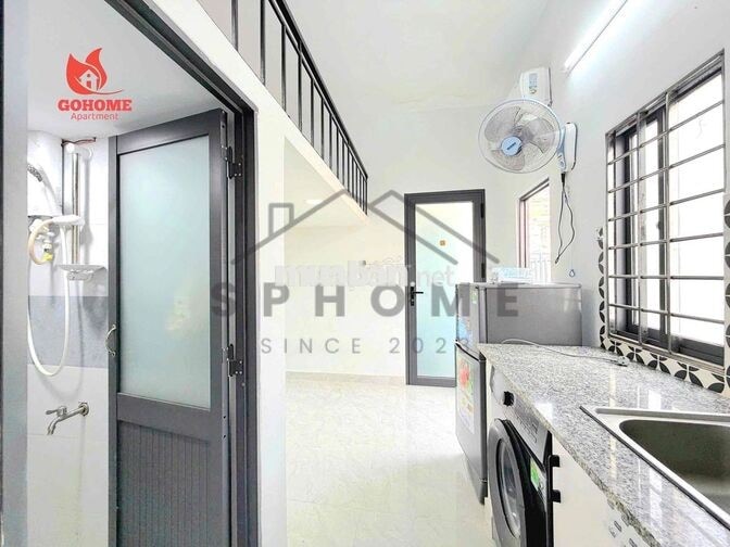 PHÒNG TRỌ P205 GIÁ 3TR2 CÓ BALCONY NỘI THẤT CƠ BẢN Ở CƯ XÁ BÀ ĐIỂM, HM