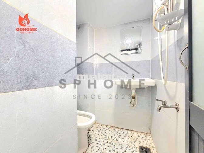 PHÒNG TRỌ P205 GIÁ 3TR2 CÓ BALCONY NỘI THẤT CƠ BẢN Ở CƯ XÁ BÀ ĐIỂM, HM