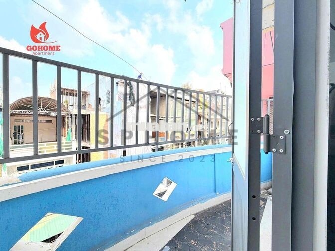 PHÒNG TRỌ P205 GIÁ 3TR2 CÓ BALCONY NỘI THẤT CƠ BẢN Ở CƯ XÁ BÀ ĐIỂM, HM