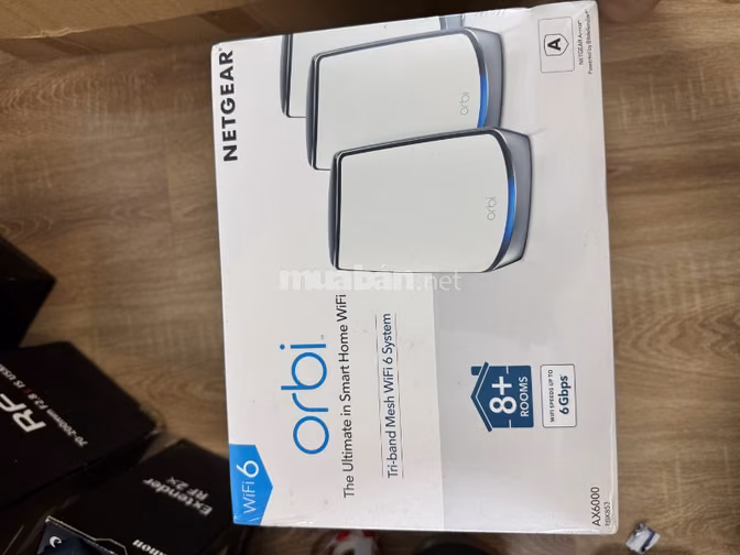 🔥 [NEW SEAL] Bộ Mesh WiFi 6 NETGEAR Orbi RBK853 AX6000 Tri-Band