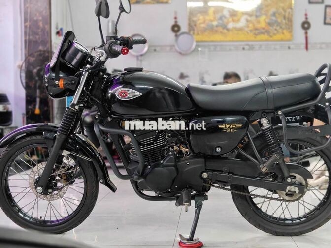 Kawasaki W175 2019 Đen 23000 km Nhiều đồ chơi