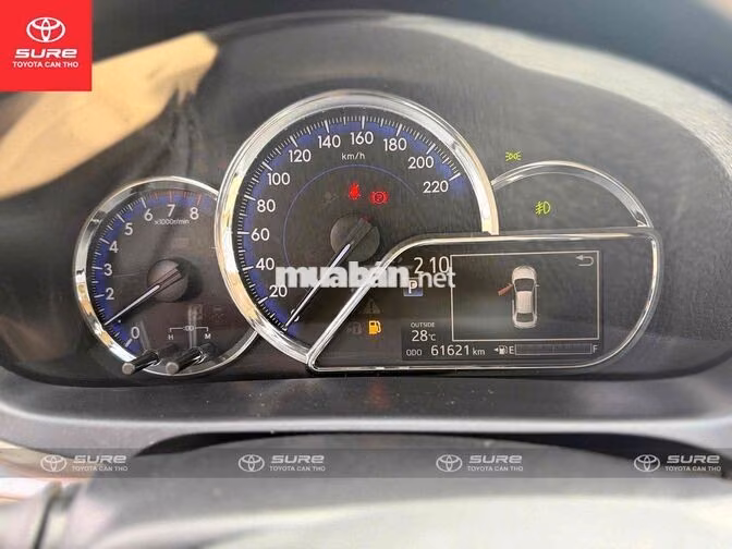 Toyota Vios G (CVT) 2022 Trắng 61.000 km