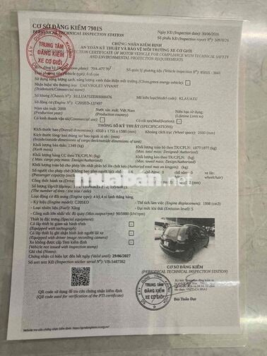 Chevrolet Vivante 2008 Tự động Đen 228354 km
