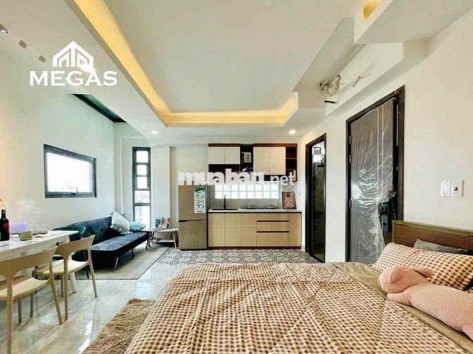 TRỐNG STUDIO CỬA SỔ TRỜI FULL NỘI THẤT NGAY NGÃ TƯ AN SƯƠNG