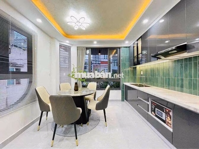 NHÀ 5TẦNG ĐẸP LUNG LINH HẺM Ô TÔ NGUYỄN TƯ GIẢN P12 GÒ VẤP CHỈ 6TỶ3