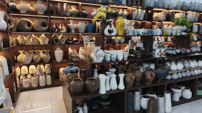 Kho Bình Hoa Gốm Sứ Fulo Gía Sỉ Tại Tphcm