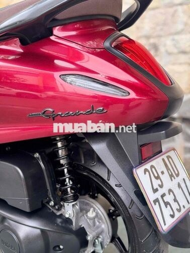 Grande 125fi 2025 Đỏ 3000 km panh abs khoá smk