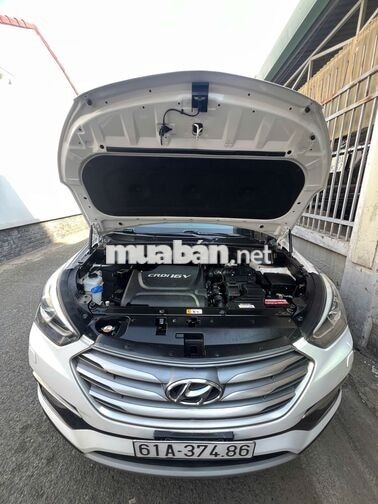 Hyundai Santafe 2017 2.2 Dầu 4x2 Trắng