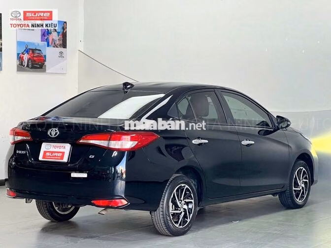 Toyota Vios 1.5G 2022 Đen 35.000 km