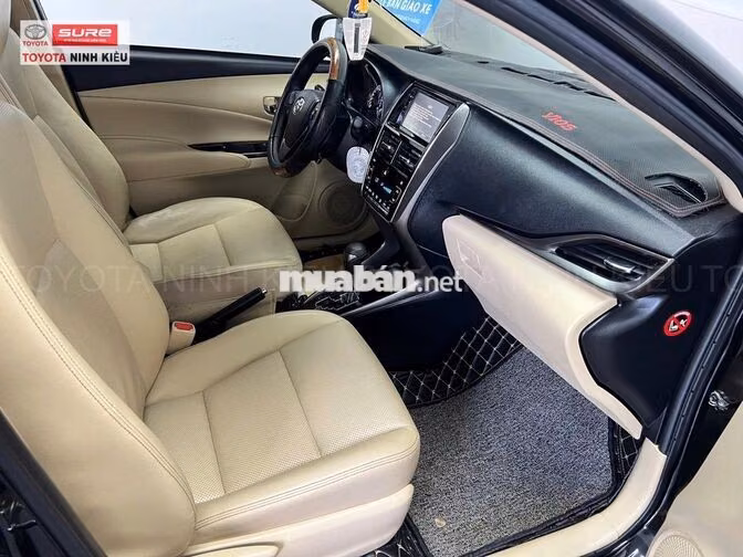 Toyota Vios 1.5G 2022 Đen 35.000 km