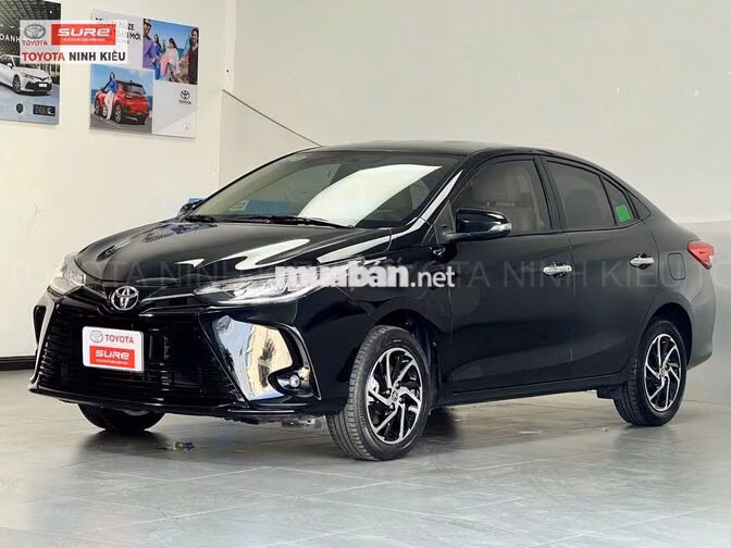 Toyota Vios 1.5G 2022 Đen 35.000 km