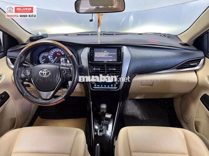 Toyota Vios 1.5G 2022 Đen 35.000 km