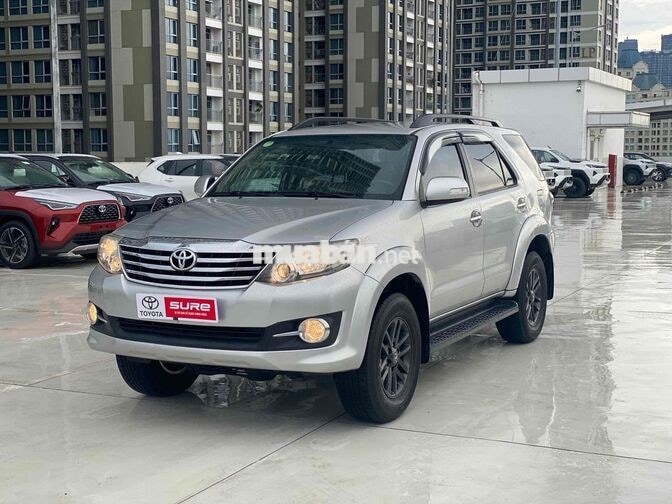 Toyota Fortuner 2.7AT 2016 Bạc Tự động
