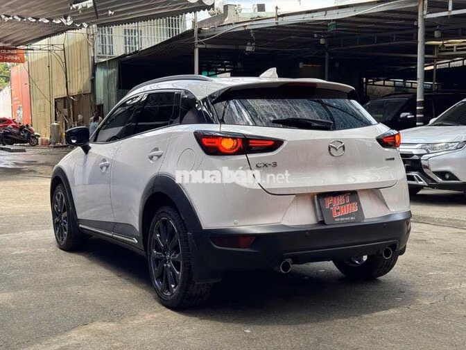 Mazda CX-3 2021 Premium 1.5AT,màu trắng,7v6km