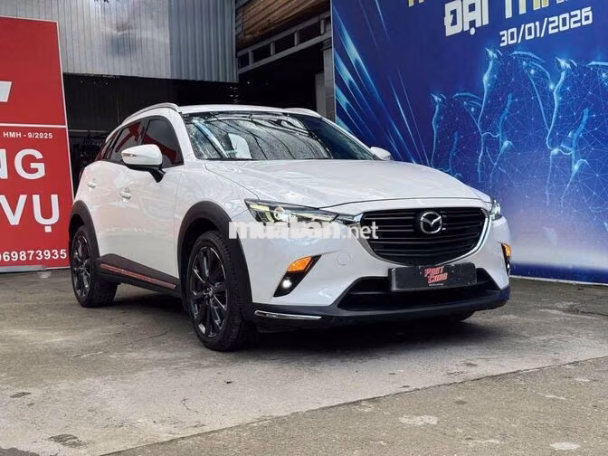 Mazda CX-3 2021 Premium 1.5AT,màu trắng,7v6km