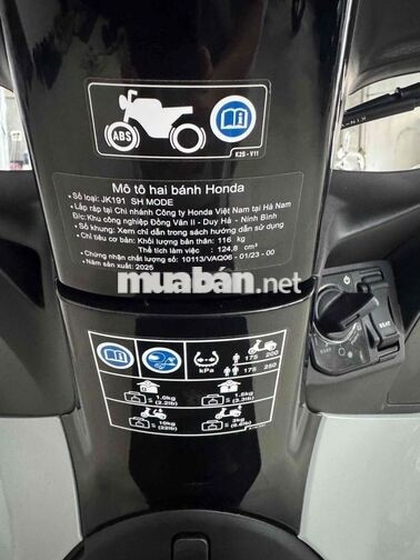 Honda SH Mode ABS 01-2026 Chạy 450Km Như Mới