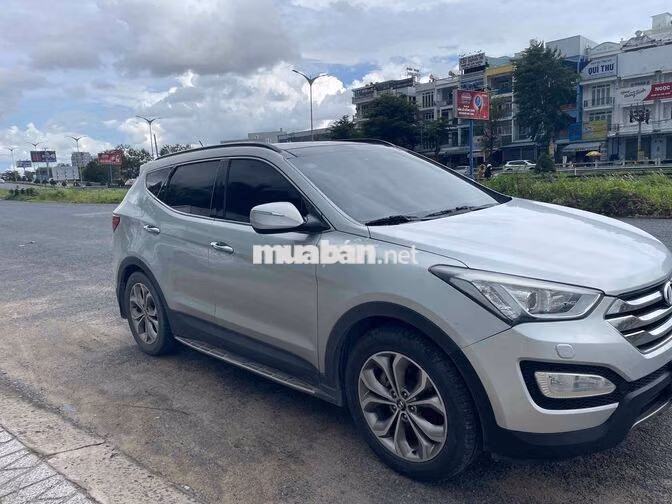 Hyundai Santafe 2013 Xăng Bạc Nhập khẩu