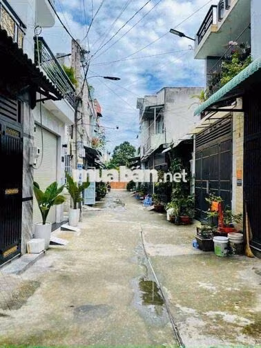 Trệt 2 lầu 4*12; 4pn đg xe tải đi Gò vấp gần