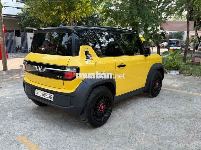 VinFast VF3 2024 Vàng 6000 km thuê pin