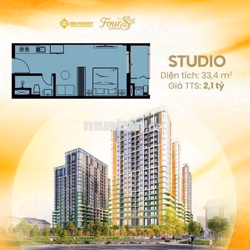 F2 – FOURS TOWER CHÍNH THỨC NHẬN BOOKING | CHỈ TỪ 1,X TỶ/CĂN