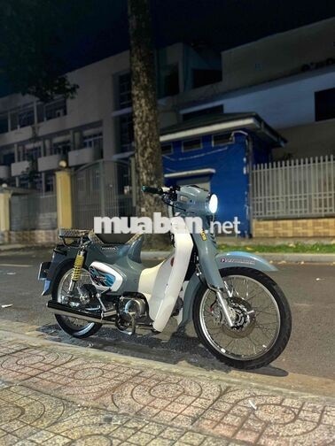 Cub 50cc xanh trắng