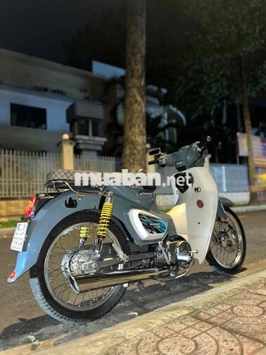 Cub 50cc xanh trắng