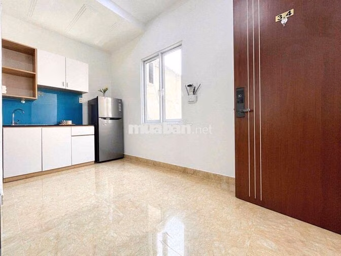 Cho thuê 1pn tách bếp cửa sổ thang máy bảo vệ full nt ở 3 tháng 2 q10