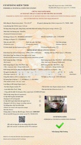 Mazda Mazda 3 1.5 Tự động Vàng cát 82.682 km